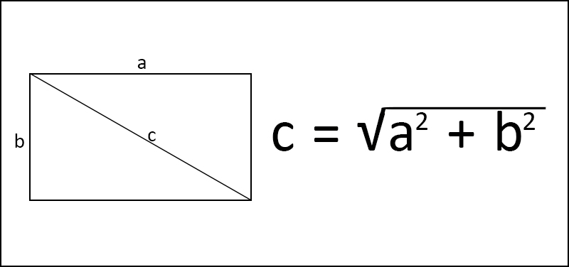 Công thức tính đường chéo hình chữ nhật và cách áp dụng định lý Pytago