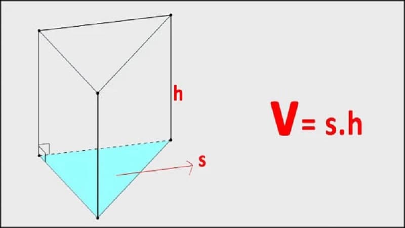 Phương pháp áp dụng công thức thể tích khối lăng trụ trong các bài toán