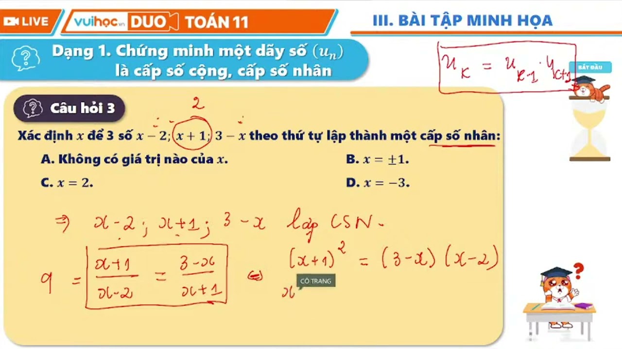 Phương pháp xác định số số hạng trong cấp số nhân