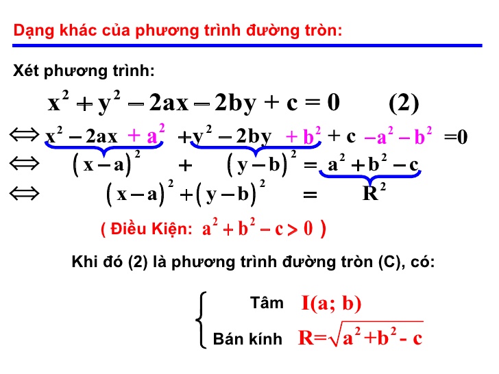 Phương trình đường tròn là gì và các dạng phương trình cơ bản?