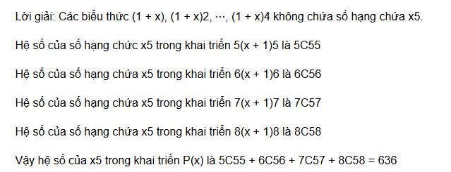 bài tập công thức nhị thức newton