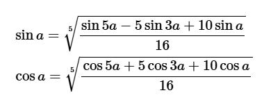 công thức hạ bậc bậc năm