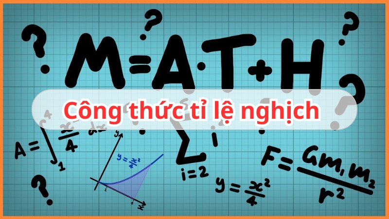 công thức tỉ lệ nghịch 