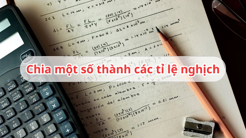 dạng đề công thức tỉ lệ nghịch