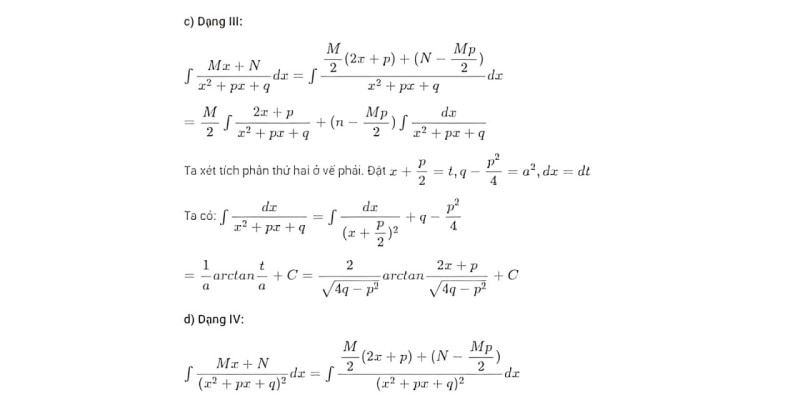 tính tích phân hữu tỉ dạng 3 4