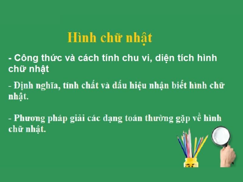 các phương pháp ghi nhớ công thức chu vi hình chữ nhật hiệu quả