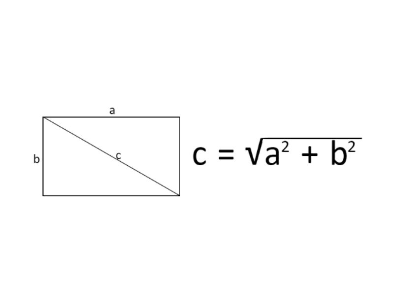 hướng dẫn chi tiết cách tính đường chéo hình chữ nhật đơn giản nhất