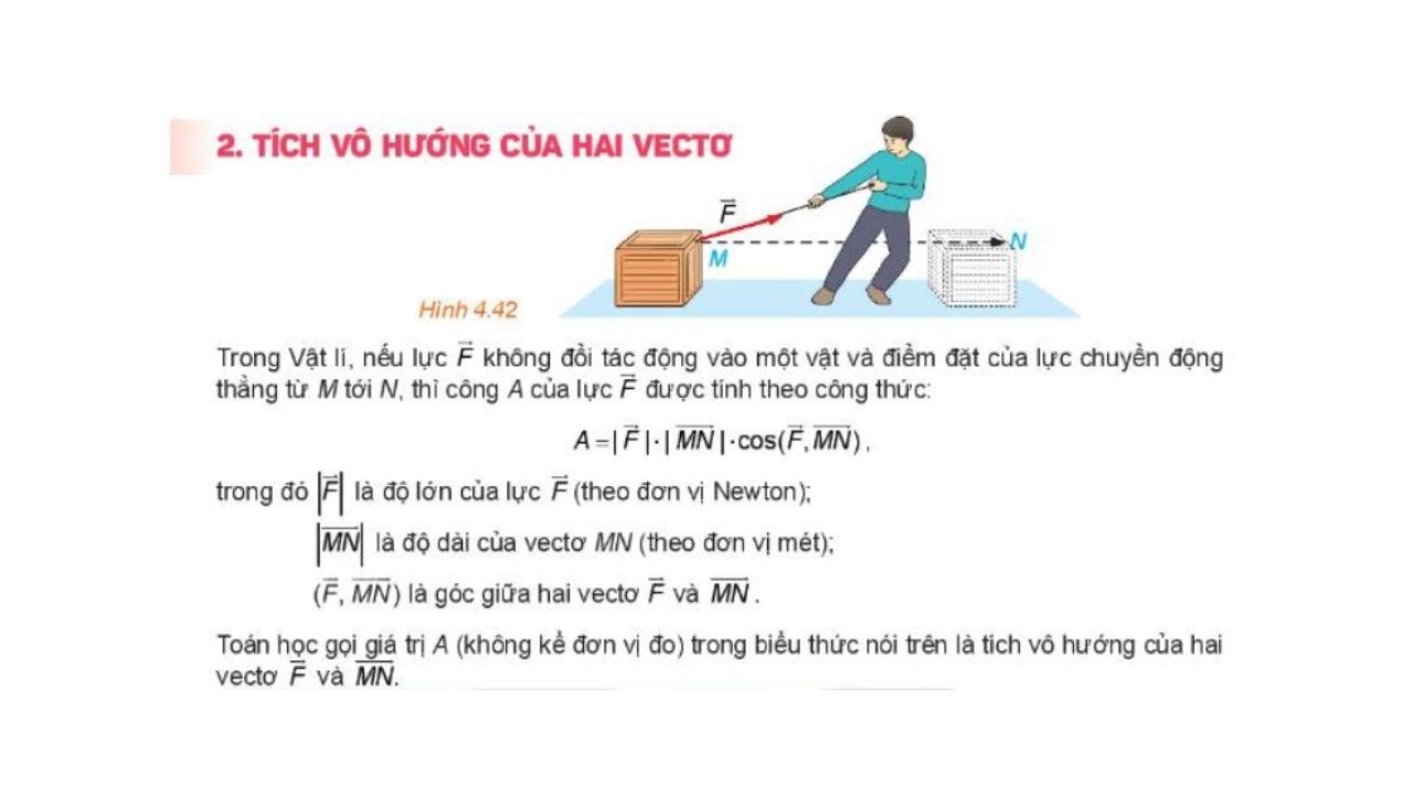 so sánh tích có hướng và tích vô hướng trong toán học và vật lý