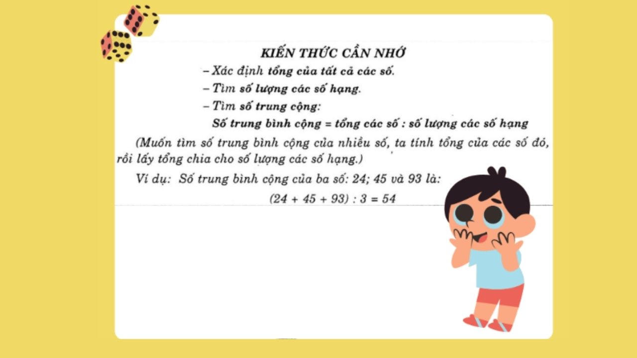 so sánh trung bình cộng với các phép tính trung bình khác